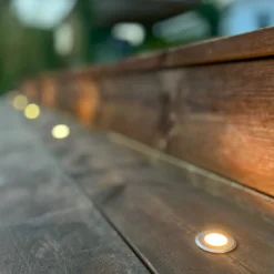 DEXTER Decklight 4cm 10-Pack inkl. Trafo 12V IP67