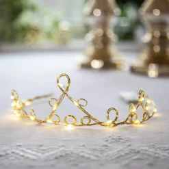 DIADEM Inomhusdekoration 18cm 20LED Mässing
