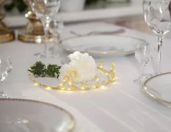 DIADEM Inomhusdekoration 18cm 20LED Mässing