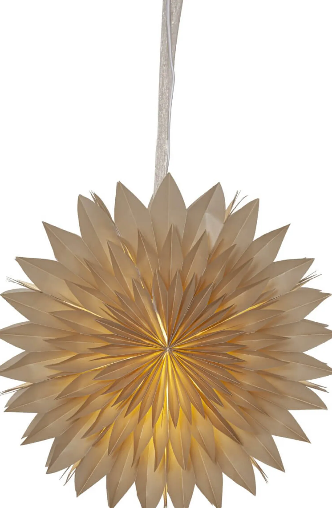 DIS Pappersstjärna 50cm Beige