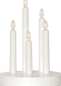 DORIS Ljusstake Batteri 17,5cm LED Vit