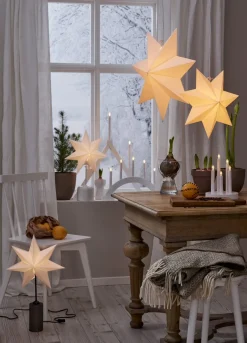 DORIS Ljusstake Batteri 17,5cm LED Vit