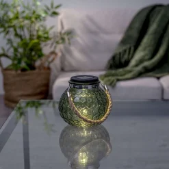 DOTTE Solcellsdekoration 15cm Grön IP44