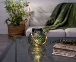 DOTTE Solcellsdekoration 15cm Grön IP44