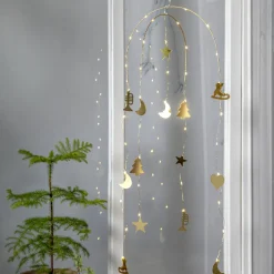 DREAM Hängande dekoration Batteri 90cm Guld