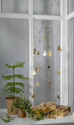 DREAM Hängande dekoration Batteri 90cm Guld