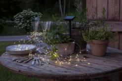 DROP DROP Solcells-ljusslinga 19,9m Silver IP44