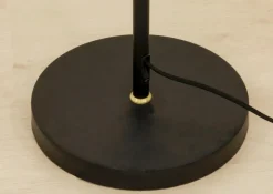 DUBLIN Golvlampa 140cm Svart/Matt Mässing