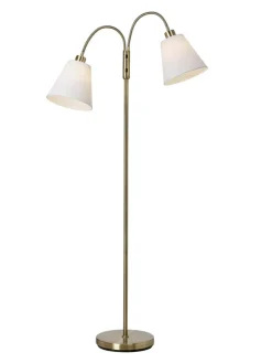 DUETT Golvlampa 140cm Antik/Vit