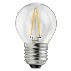 E27 Classic Klot 0,8W 2700K 80lm Klar LED-lampa