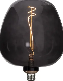 E27 Decoled 2W 2200K 40lm Svart LED-Lampa