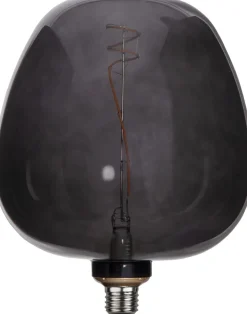 E27 Decoled 2W 2200K 40lm Svart LED-Lampa