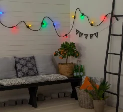 E14 Dekoration Party Päron 0.9W 10lm Grön LED-Lampa