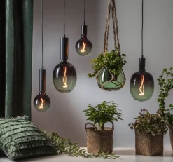 E27 DesignGlob Dimbar Grön 4W 1800K 75lm LED-Lampa