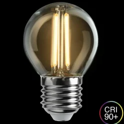 E27 Dim-To-Warm Klot 2W 2700-2200K 190lm LED-Lampa