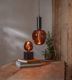 E27 Glob125 Decoled Brun 2W 1800K 45lm LED-Lampa