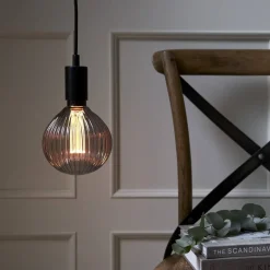 E27 Glob125 Decoled New Generation Classic Svart 1W 2000K 50lm LED-Lampa