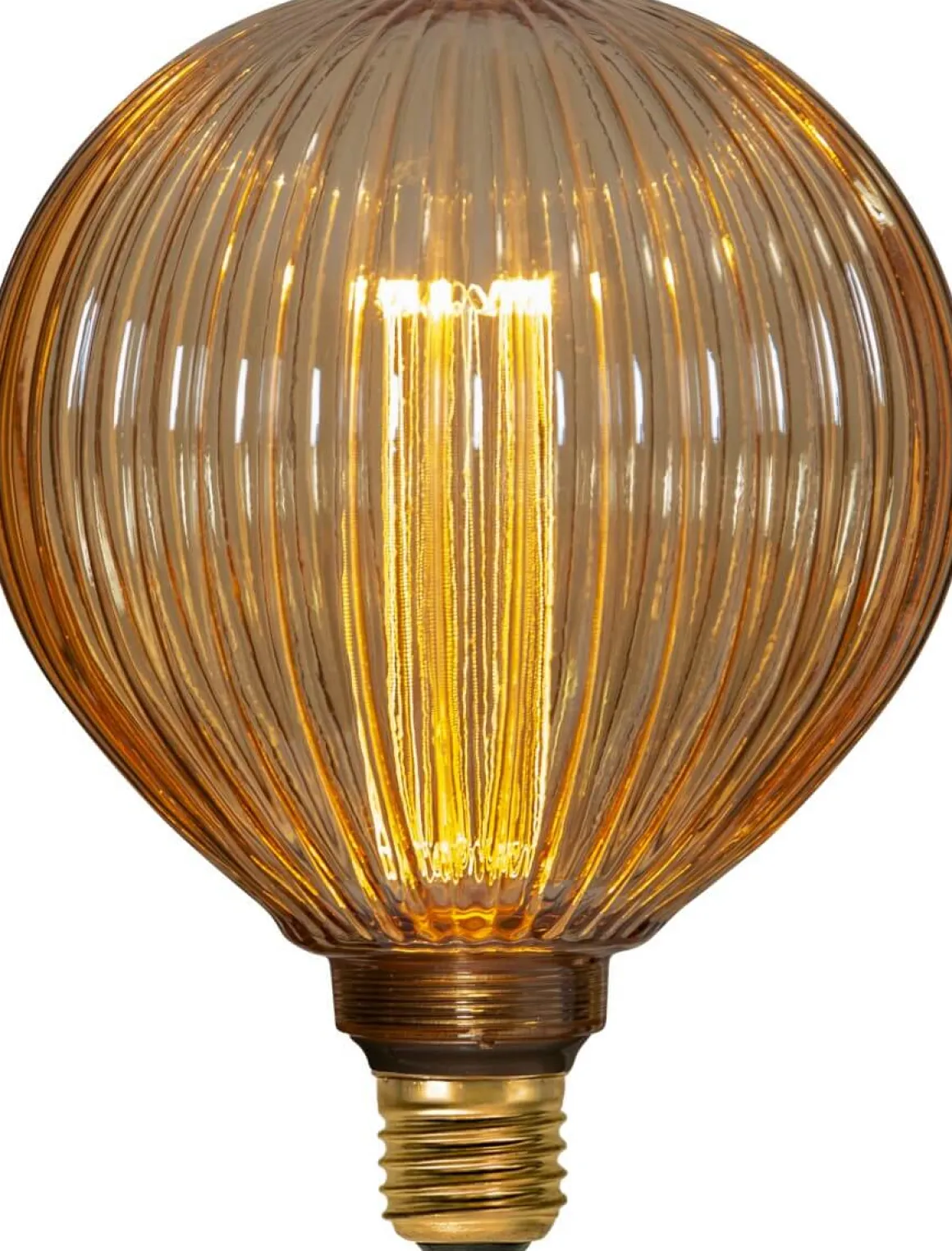 E27 Glob125 Decoled New Generation Classic Amber 1W 1800K 50lm LED-Lampa