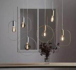 E27 Glob95 Dimbar Decoled Rökfärgad 2W 2100K 50lm LED-Lampa