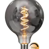 E27 Glob125 Dimbar Spiral Rökfärgad 2W 2100K 40lm LED-Lampa