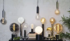 E27 Glob125 Dimbar Spiral Rökfärgad 2W 2100K 40lm LED-Lampa