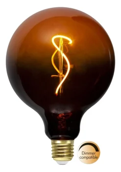 E27 Glob125 Dimbar 4W 1700K 55lm Gul LED-Lampa