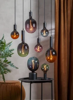 E27 Glob125 Dimbar 4W 1700K 55lm Gul LED-Lampa