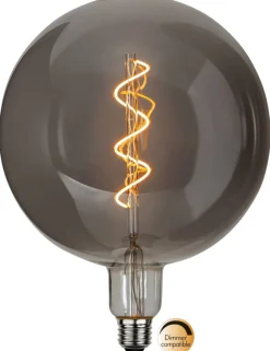 E27 Glob200 Dimbar 2.6W 2200K 55lm Rökfärgad LED-Lampa