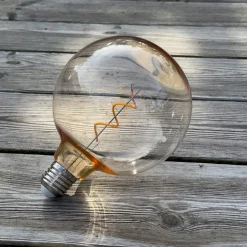 E27 Glob120 Lågvolt 12V 0,3Watt Vintage 30lm Klar LED-Lampa