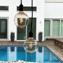 E27 Glob120 Lågvolt 12V 0,3Watt Vintage 30lm Klar LED-Lampa