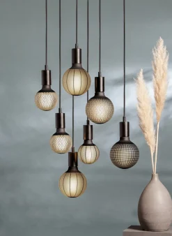 E27 Glob125 Mönster Dimbar 4W 2700K 100lm LED-Lampa