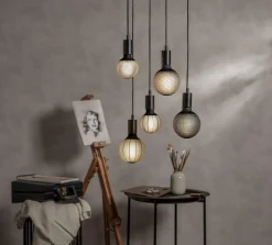 E27 Glob125 Mönster Dimbar 4W 2700K 100lm LED-Lampa