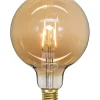 E27 Glob125 Plain Amber 0.75W 2000K 80lm LED-Lampa