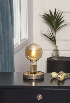 E27 Glob125 Plain Amber 0.75W 2000K 80lm LED-Lampa