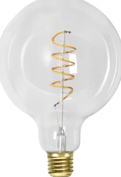 E27 Glob125 3-steg Dimbar Minne 4W 2100K 270lm Klar LED-Lampa