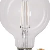 E27 95-Glob Vit Dimbar 7W 2700K 806lm Klar LED-Lampa