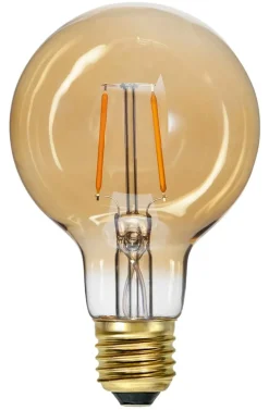 E27 Glob80 0.75W 2000K 80lm Amber LED-Lampa