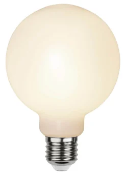 E27 Glob95 1.2W 2700K 85lm Opal LED-Lampa