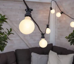 E27 Glob95 1.2W 2700K 85lm Opal LED-Lampa