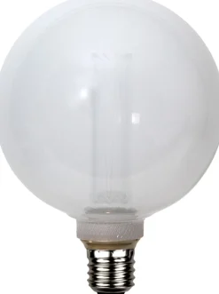 E27 Glob125 1W 2000K 50lm Opal/vit LED-Lampa
