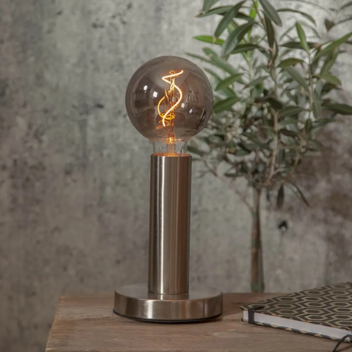 E27 GRACE Glob95 Decoled Smoke 3W 1800K 60lm LED-Lampa