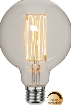 E27 GRACE Glob95 Dimbar Decoled Smoke 3.8W 1800K 200lm LED-Lampa