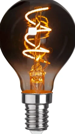 E14 GRACE Klot Decoled Smoke 3W 1800K 50lm LED-Lampa