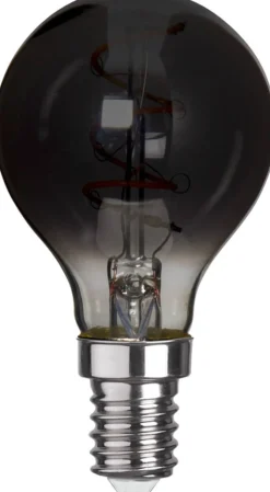 E14 GRACE Klot Decoled Smoke 3W 1800K 50lm LED-Lampa