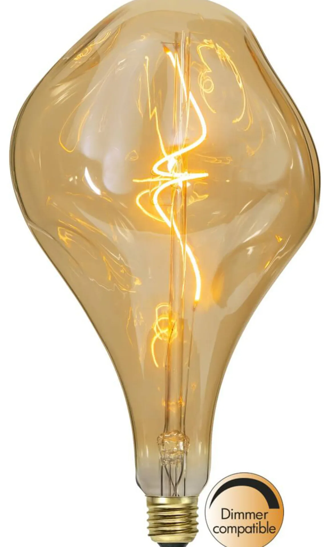 E27 Industrial Vintage Dimbar 3.8W 2000K 220lm Amber LED-Lampa