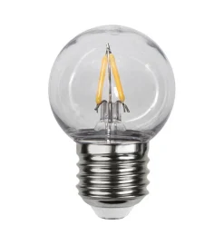 E27 Klot Outdoor Lighting PC Cover 1.4W 2700K 120lm LED-Lampa