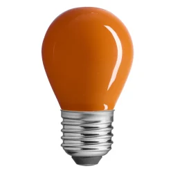 E27 Klot Partylampa Orange 4W 180lm Dimbar