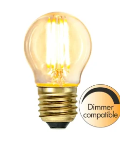 E27 Klot SoftGlow Dimbar 4W 2100K 350lm Klar LED-Lampa