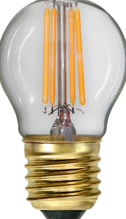 E27 Klot SoftGlow Dimbar 4W 2100K 350lm Klar LED-Lampa