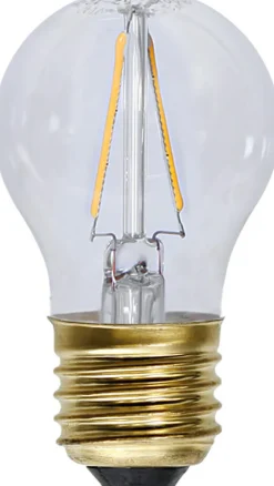 E27 Klot SoftGlow 1.5W 2100K 120lm Klar LED-Lampa
